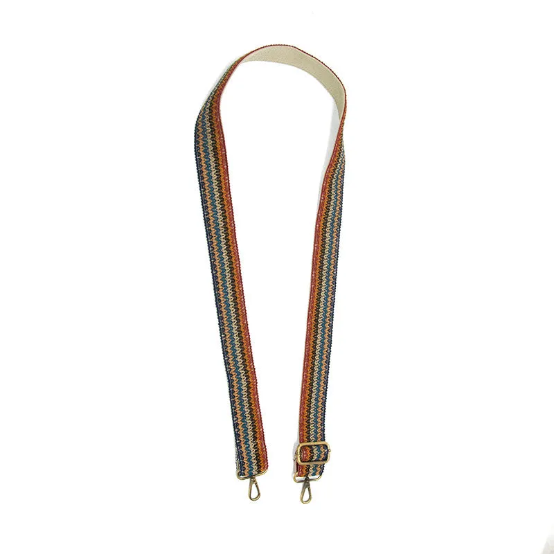 1.5" Multi Seven Row Woven Guitar Strap