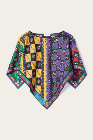 Festa And Onde-Print Kaftan Top