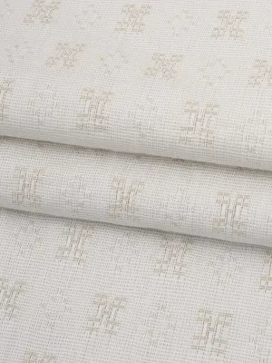Organic Cotton & Recycled Poly Mid-Weight Jacquard Fabric ( GP06198 )