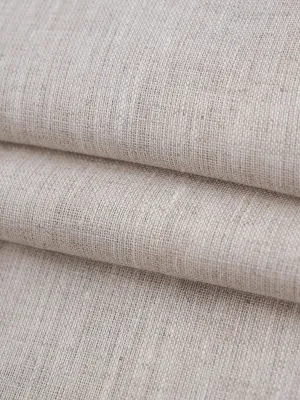 Pure Organic Linen Mid-Weight Plain Fabric ( FL5000 ）